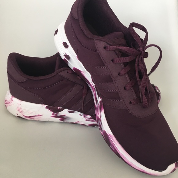 dark purple adidas shoes
